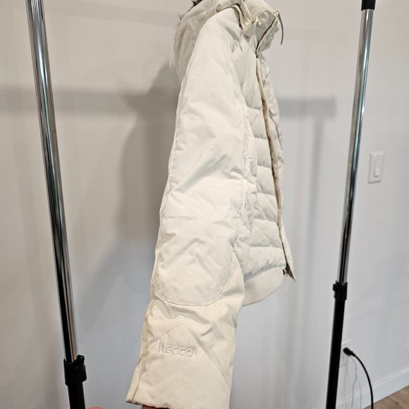 The North Face Women's White 600 Down Recco Insulated Puffer Snowboard Jacket Xs - Picture 8 of 16